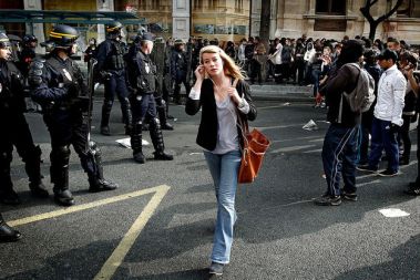 Lyon med demonstracijami proti pokojninski reformi. Po navedbah sindikatov se je protestov udeležilo najmanj tri milijone ljudi, medtem ko se jih je po ocenah policije udeležilo okoli 800.000.