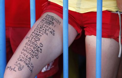 Španska nogometna reprezentanca v Madridu  