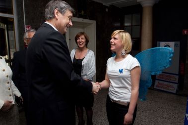 Predsednik Türk je srečal angela