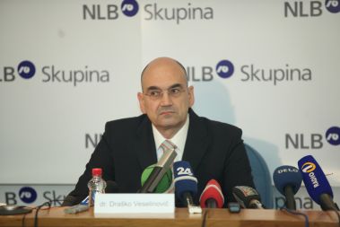 Kje bi vzel? Zaskrbljeni Draško Veselinovič, predsednik uprave Nove ljubljanske banke, največje upnice propadajočega Istrabenza. Dolg naj bi znašal 120 milijonov evrov.