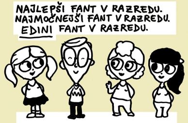 V srednji šoli kot dežurni stručko za šolske uporabne programe nekoč generator učnih razporedov za prihodnji semester preprogramira tako, da se na nekaj predavanjih znajde kot skorajda edini predstavnik moškega rodu v učilnici.