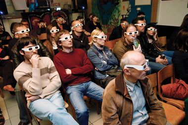 Prihodnost je že prišla: 3D projekcija v mladinskem centru v Sevnici