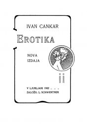 Erotika. Cankar, Ivan (avtor) / Knjige, 1902
