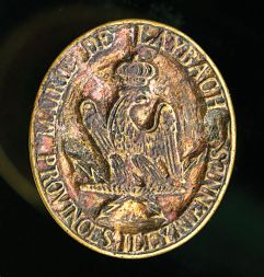 Pečatnik Ilirskih provinc, merija (županstvo) Ljubljana, 1809-1813 (Hrani Mestni muzej Ljubljana)