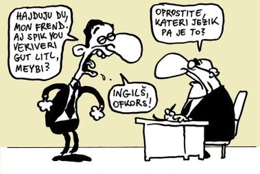 Angleščina zanj ves čas šolanja pomeni nepremagljivo oviro: po vojski namerava nadaljevati podiplomski študij na pariškem Inštitutu za politične študije, a mu prav Shakespearov jezik prepreči, da bi ga uspešno končal.