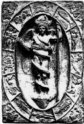 Jezusova mitološka osebnost je sestavljenka številnih lastnosti antičnih bogov, kot so Horus, Mitra, Atis, Krišna itd. Njihove osebnosti izhajajo iz starodavnega čaščenja Sonca in poznavanja dvanajstih zodiakalnih znamenj. Na fotografiji je upodobljen perzijski bog Mitra   