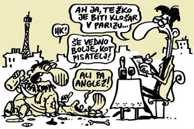 [03] Ob povratku spiše literarni prvenec - pronicljivo blatno epopejo o življenju sestradanega klošarja Down And Out In Paris And London. Kasnejši kronisti mu že tu začnejo očitati eno domnevno glavnih hib - pretiravanje in prikrajanje dejstev potrebam teksta.