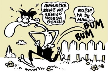 [04] Orwell pod neko drugo biografsko črto nasploh obvelja za ne najbolj uspešnega ženskarja, ki ga v mladosti oče ene izmed številnih nesojenih trofej po angleškem podeželju celo preganja z motociklom.