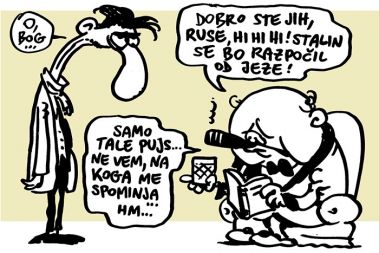 [07] Knjiga je po njegovem vredna milijon glasov za konservativce in bi ji moral uvod napisati Winston Churchill. Omenjeni buldog je potem nad tekstom res presunjen in ga prebere večkrat. 