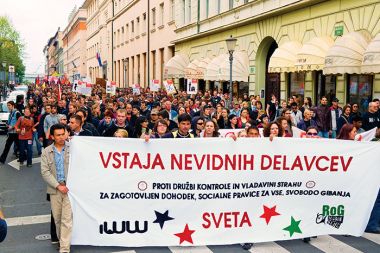 Demonstracije v Ljubljani, 27. aprila 2009