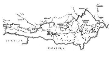 Poskus št. 4 Naselja na južnem Koroškem, ki naj bi dobila dvojezične napise glede na osnutek odloka zvezne vlade iz maja 2006. 158 napisov. 