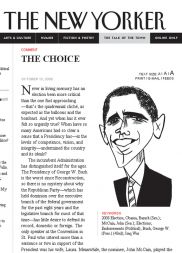 Grims - politična opredelitev urednika je slovenska posebnost, New Yorker - izberimo Obamo