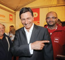 Borut Pahor in njegov (nekdanji) PR-ovec Sebastjan Jeretič