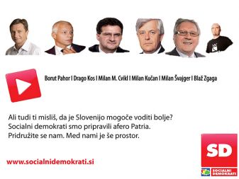 Rahlo »spremenjen« predvolilni plakat SD