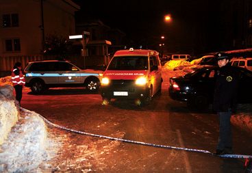 Policisti na Oražmovi