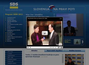 Televizijski Grims na portalu SDS