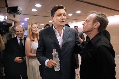 Borut Pahor in ameriški svetovalec Craig Smith