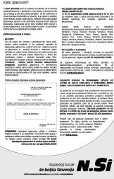 Navodila za glasovanje