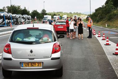 Kaznovani tujci na slovenskih cestah