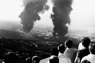 Eksplozija skladišča nafte tik ob predvideni lokaciji terminala, 4. avgust 1972