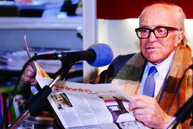 POGOVOR Z BORISOM PAHORJEM V OKVIRU SLOVENSKIH DNEVOV KNJIGE 