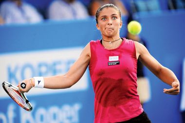 Zmagovalka teniškega prvenstva Slovenian open Sara Errani, Portorož  