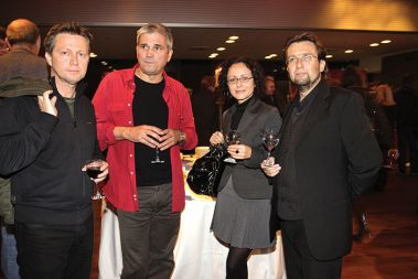 OTVORITEV 19. LIFFA, CANKARJEV DOM, LJUBLJANA: DAMJAN KOZOLE, METOD PEVEC, MATEJA VALENTINČIČ IN ROMAN URANJEK
