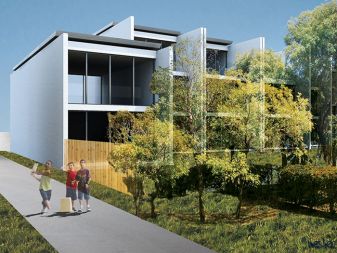Vič - naselje ekoloških, nizkoenergetskih vrstnih hiš sodobne zasnove