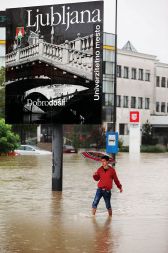 Poplave na Viču v Ljubljani