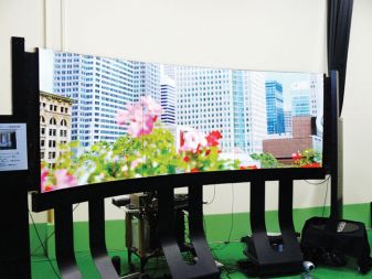 Shinoda 125-palčni ukrivljeni plasma TV