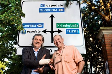 Jože Dolmark in Alberto Princis, prehajalca meje in povezovalca Goric 