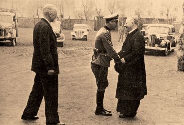 SS-general Erwin Rösener in škof Gregorij Rožman