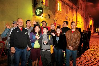 Ekipa prostovoljcev, ki je pripravila ljubljanski Twestival
