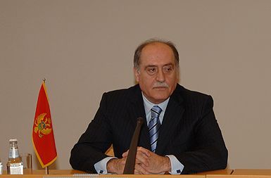 Črnogorski zunanji minister Milan Roćen