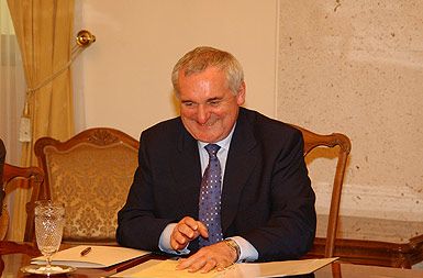 Nekdanji irski premier Bertie Ahern