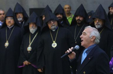Charles Aznavour v Erevanu