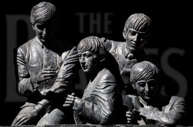 Spomenik Beatlesom v Liverpoolu