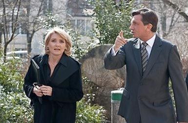 Simona Dimic in Borut Pahor