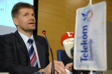 Predsednik uprave Telekoma Slovenije Bojan Dremelj