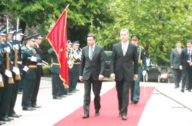 Premiera Pahor in Djukanović