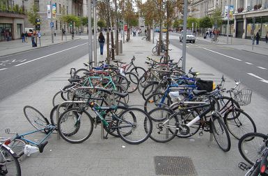 Kolesarsko parkirišče v Dublinu