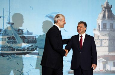 Boris Tadić in Abdulah Gül