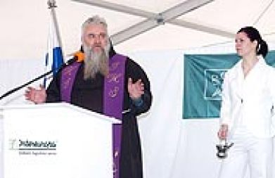 Žegnjanje novih tovornjakov v Interevropi leta 2006