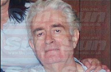 Karadžić, tik preden so ga odpeljali v Haag