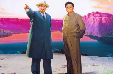 Iz roda rod...Kim Džong Il s svojim očetom Kim Il Sungom 