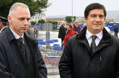 Hišna preiskava tudi pri predsedniku uprave Luke Koper Robertu Časarju (desno)