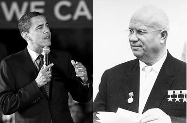 Barack Obama in Nikita Hruščov