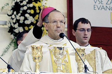 Umestitev novega celjskega škofa dr. Antona Stresa maja 2006 