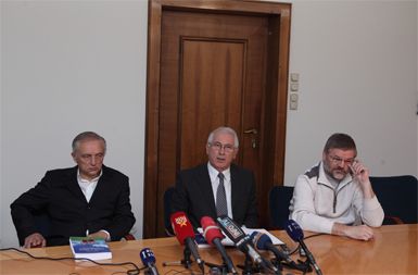 Andrej Magajna, Franc Žnidaršič in Vili Rezman