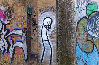 Grafit v zahodnem Londonu
